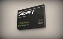 Load image into Gallery viewer, Subway Sign 1